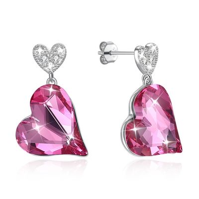 گوشواره های نقره ای نازک 0.98x0.55 اینچ