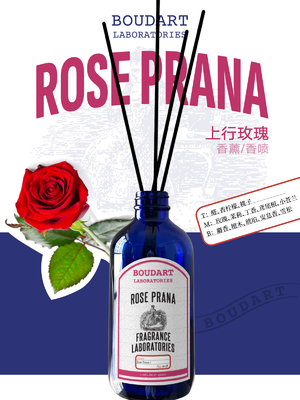 ROSE PRANA رید دیفوزر الدهید و فریزیا برای بطری شیشه ای طبیعی