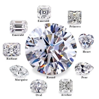 DEF رنگ Moissanite VVS Pass الماس تست کننده سنگ های موسانیت بی رنگ