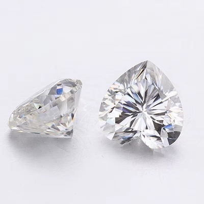 عمده فروشی جواهرات موسانایت الماس 1ct شکل قلب برای حلقه ها