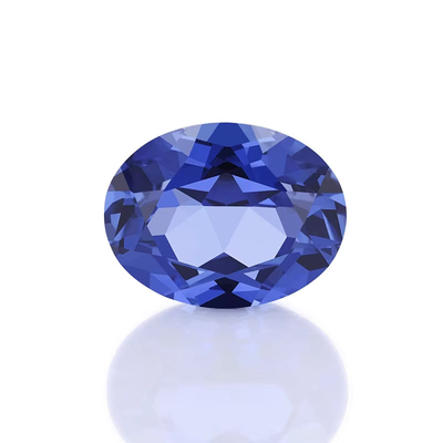 لابراتوار پرورش یافته Royal Blue Sapphire Cushion Cut Oval Pear Shape برای ساخت جواهرات