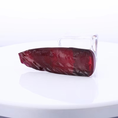 8# قرمز یاقوت مصنوعی کوراندوم خام برای سفارشی انگشتر باستانی Moissanite و Pendant