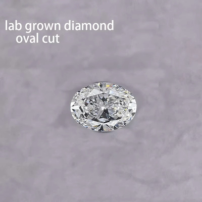 اندازه بزرگ 5ct شکل بیضوی برش CVD E F VS1 VS2 IGI آزمایشگاه رشد الماس های آزاد عمده فروشی