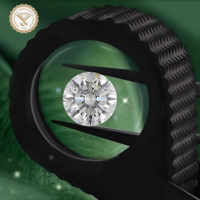 0.5ct - 3ct E رنگ گسسته و گواهی شده آزمایشگاهی الماس های ساخته شده موسانایت HPHT CVD الماس