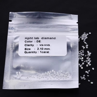 قطعه پرنسس 1.4*1.4-4*4mm Melee HPHT DEF VS مربع آزمایشگاه ساخته شده الماس موسانایت