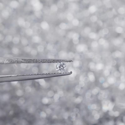 سنگ های مصنوعی GRA VVS Melee Moissanite گرد و درخشان قطع گوهری مویسانیت الماس