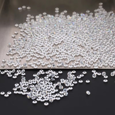 1000pcs/pack 5A Melee White CZ Stone Loose Cubic Zirconia برای زنان جواهرات موسانایت
