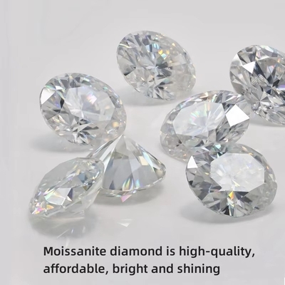 الماس موسانیت 3*5mm-10*14mm اندازه کوچک برای ساخت جواهرات