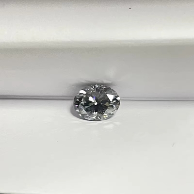 عمده فروشی 0.5ct 1ct 2ct خاکستری ماسینات الماس Gem خاکستری رنگ بیضوی مروارید برش گشوده حلقه عروسی moissanite طبیعی