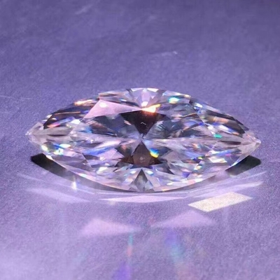 حلقه موسانیت شکل گلابی GRA VVS سفارشی Mossanite Clarity Loose Moissanite Diamonds Moissanite gem Stones
