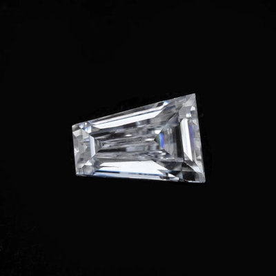 حلقه موسانیت تک نفره عمده فروشی موسانیت Gem Baguette Tapered Cut Charles VVS Loose موسانیت الماس