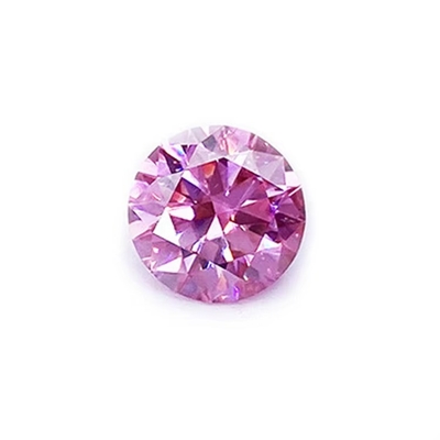 گواهینامه GRA رنگ صورتی 3mm تا 12mm مویسانایت الماس VVS1 دور