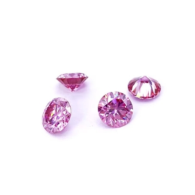گواهینامه GRA رنگ صورتی 3mm تا 12mm مویسانایت الماس VVS1 دور