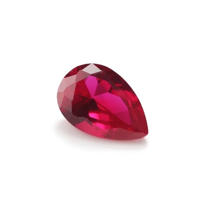سبک ونتاژ Ruby Moissanite سنگ مصنوعی کوراندوم شکل مروارید 2x3mm تا 10x14mm سنگ آزاد برای ساخت جواهرات