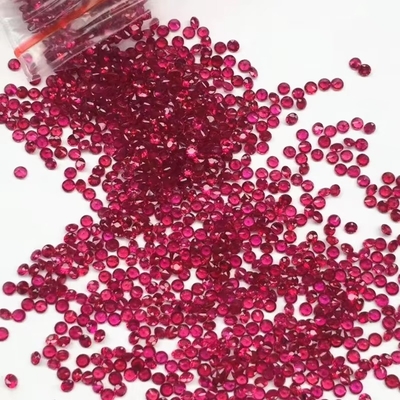 سبک ونتاژ Ruby Moissanite سنگ مصنوعی کوراندوم شکل مروارید 2x3mm تا 10x14mm سنگ آزاد برای ساخت جواهرات