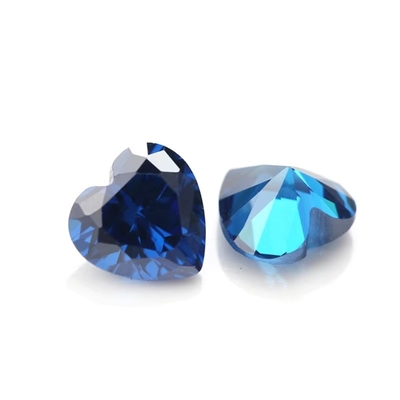 رنگ ها CZ موسانایت الماس قلب برش 3x3mm 4x4mm Zirconia کیوب مصنوعی