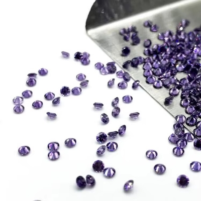 عمده فروشی 3A رنگ Cz سنگ های کوچک اندازه دور برش 0.8mm تا 3mm سنگ قیمتی گشاده سنگ مصنوعی مکعب Zirconia برای فروش
