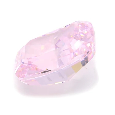 سنگ های 4K برش یخ Cz رنگ صورتی شکل بالش 7x6mm 10x8mm سنگ قیمتی گشاده زیرکونیا کیوب مصنوعی