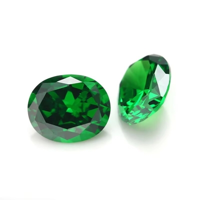 گوشواره های موسانایت سنگ های قیمتی صورتی Peridot گارنت زرد سنگ های cz شکل بیضی 12x10mm زیرکونیا متراکم مصنوعی برای حلقه