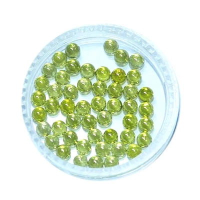 گلوله گرد گارنت Peridot رنگ های صورتی CZ مروارید مصنوعی مکعب Zirconia سنگ قیمتی گشاده برای گوشواره های الماس