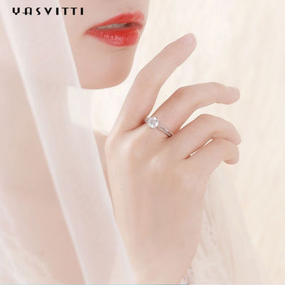 0.07oz 0.57in انگشتر نقره ایمان ODM حلقه حلقه مکعب زیرکونیا