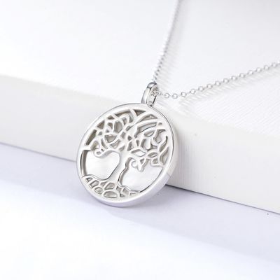 گردنبند طلا و جواهر نقره ای با روکش 0.6 اینچ گردنبند 10 گرم CZ