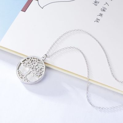 گردنبند طلا و جواهر نقره ای با روکش 0.6 اینچ گردنبند 10 گرم CZ