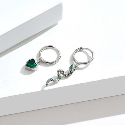 2.1x0.7cm 2.3g گوشواره نقره ای شکل شکل گوشواره حلقه حلقه حلقه حلقه OEM