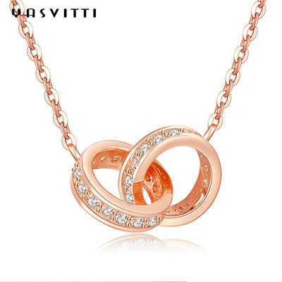 گردنبند زنجیر نقره ای 6.7X8.2mm 2.08g حلقه 18 حلقه دو حلقه