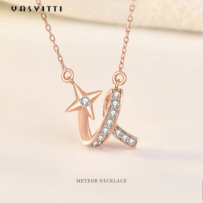گردنبند طلا و جواهر نقره ای 2g 17.7in گردنبند 18k مراسم گردنبند طلا پیچ خورده