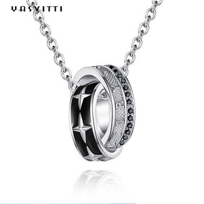 گردنبند آویز گردنبند حلقه آویز 0.1oz 2.6ft حلقه 316L