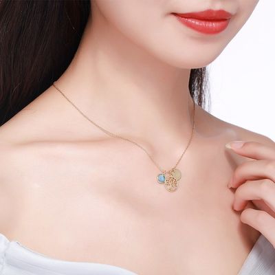 گردنبند جواهرات نقره عیار 19 اینچی 25 گرمی