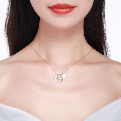 گردنبند جواهرات نقره عیار 19 اینچی 25 گرمی