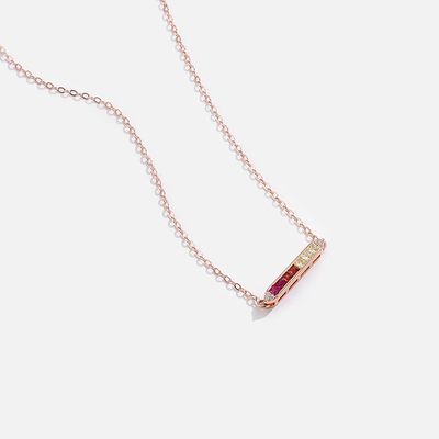 زنجیر گردنبند نقره ای 1.31ft 2.2 گرم S925 Rainbow 18 اینچ نقره ای
