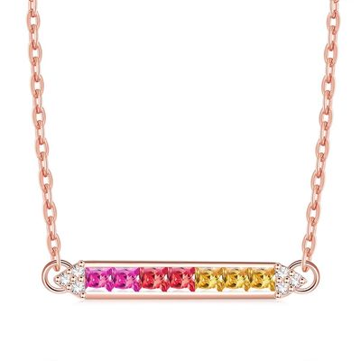 زنجیر گردنبند نقره ای 1.31ft 2.2 گرم S925 Rainbow 18 اینچ نقره ای