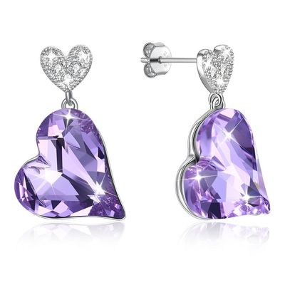 گوشواره های نقره ای نازک 0.98x0.55 اینچ