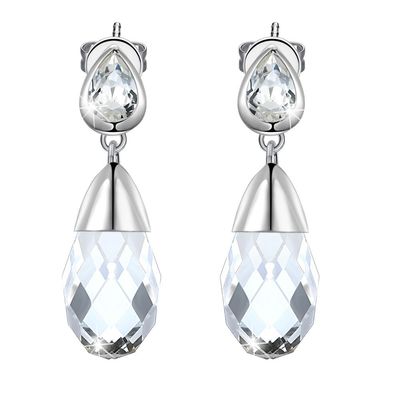 گوشواره طلا و جواهر با نقره 14 اینچ با ابعاد 14k با روکش طلا و گوشواره