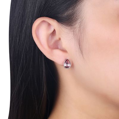 گوشواره جواهر نقره ای استرلینگ زنانه