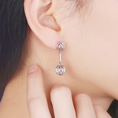 0.12oz 2.8X0.8cm گوشواره یاقوت یاقوتی گوشواره آلیاژی زیرکون سنگی