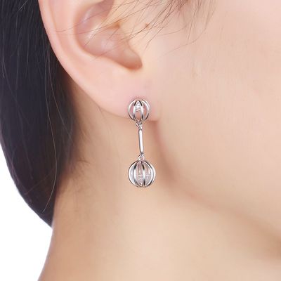 0.12oz 2.8X0.8cm گوشواره یاقوت یاقوتی گوشواره آلیاژی زیرکون سنگی