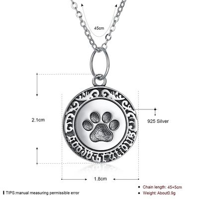 گردنبند نقره ای 16 اینچ 0.9 گرم گردنبند نقره ای Lovely 3A CZ 925