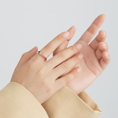 حلقه حلقه نقره ای نقره ای استریل 8.3in 0.07oz حلقه نامزدی 14k ODM