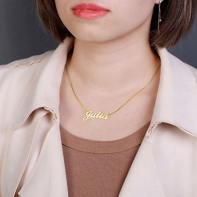 گردنبند نقره ای سفارشی گردنبند نقره ای سفارشی گردنبند بشقابی 1.8ft 0.07oz